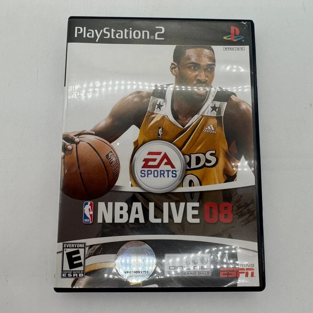 NBA Live 08 Sony PlayStation 2 PS2 Basketball Game Complete With Manual